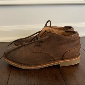 Kenneth Cole - Youth Boys Chukka Leather Shoe - Brown